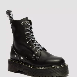 Jadon Monochrome Sendal Leather Platform Boots