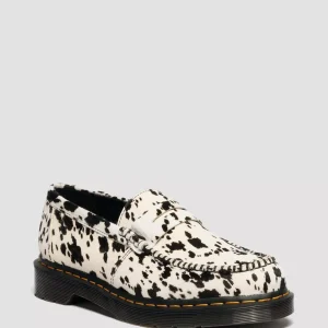 Penton Dalmatian Hair On Leather Loafers
