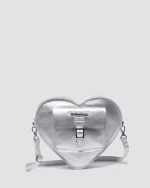 HEART BACKPACK Milled Metallic Backpack