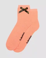 Ankle Bow Organic Cotton Blend Socks